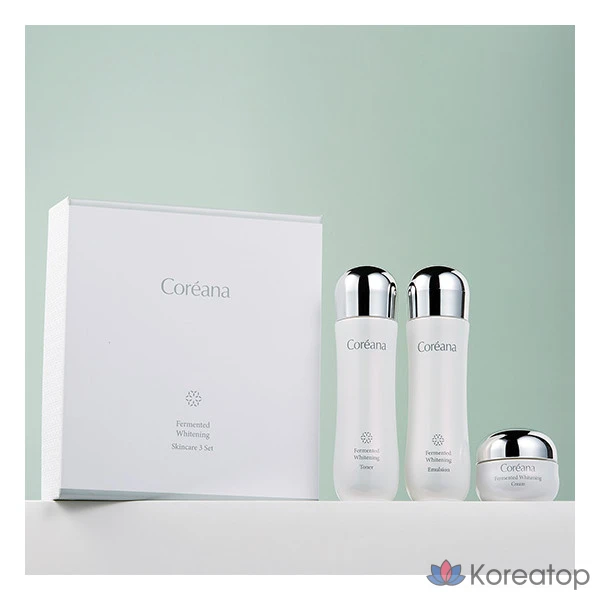 Набор для ухода Coreana Fermented Whitening 3-piece Set (Spot Essence 20 мл), 1 шт.