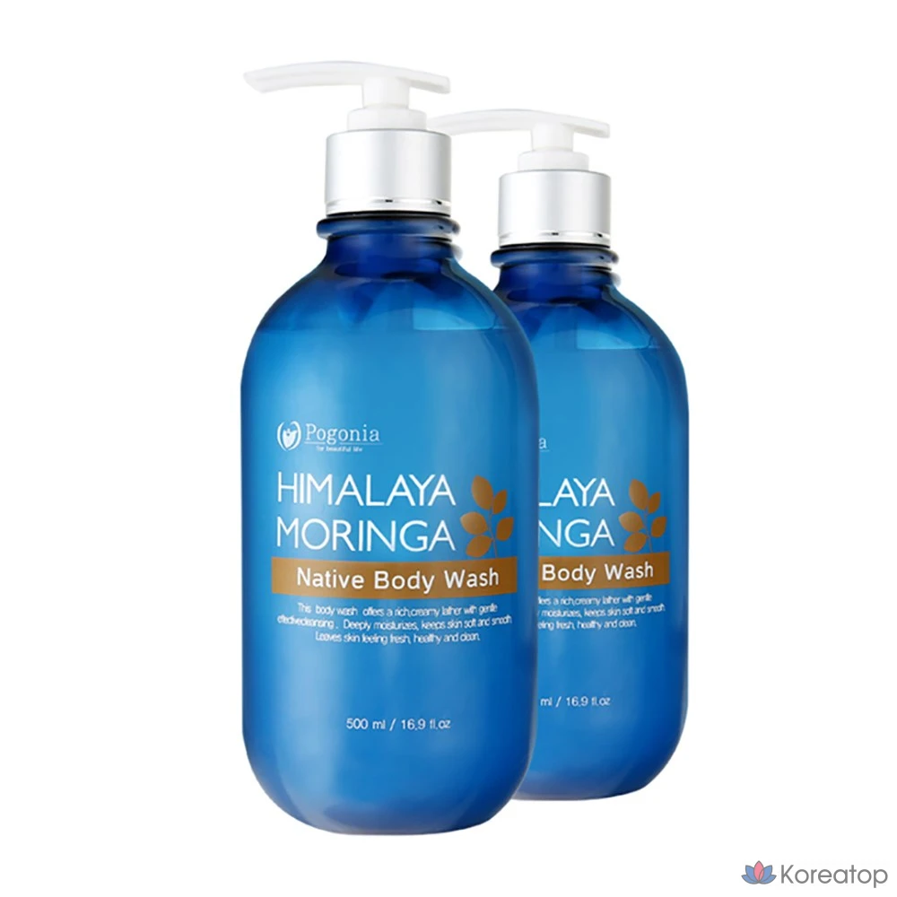 Гель для душа Pogonia Himalayan Moringa Native, 1 шт., 500 мл