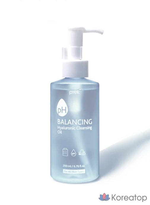 Очищающее масло с гиалуроновой кислотой Pretty Mildly Acidic, 200 мл, 1 шт.