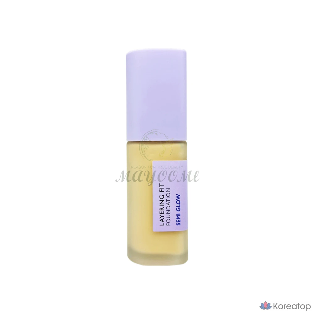 Тональный крем Missha Layering Fit Foundation Semi Glow, 35 мл, № 21 «Ванильный», 1 шт.