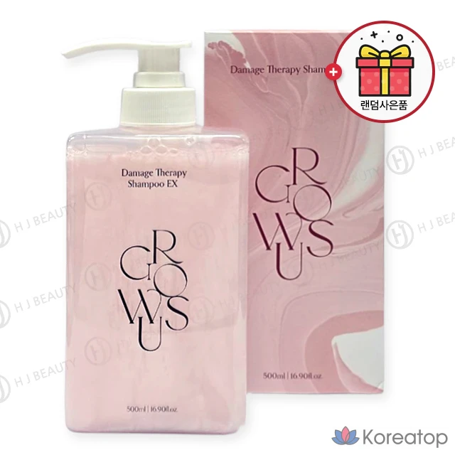 Шампунь GROWUS Damage Therapy EX, 500 мл, 1 шт., 500 г