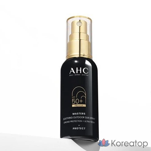 AHC Masters Успокаивающий солнцезащитный спрей для наружного применения SPF50+ PA++++, 1 шт, 55 мл