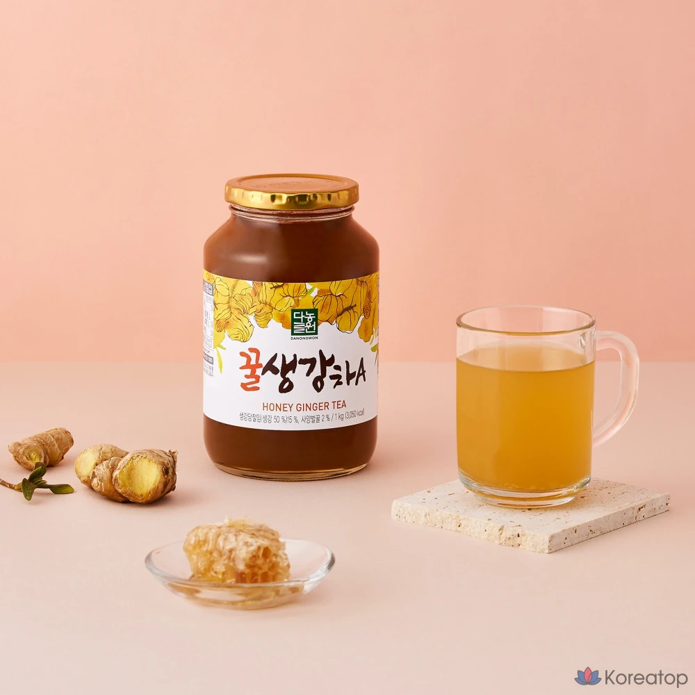 Чай Danongwon Honey Ginger Tea A, 1 кг, 1 шт.