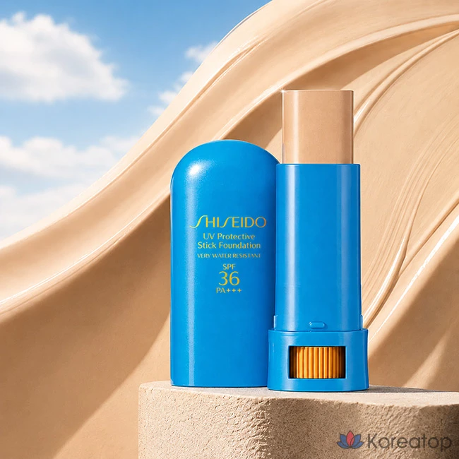 Солнцезащитный крем Shiseido UV Protective Stick Foundation SPF36 PA+++, оттенок Fair Ivory, 9 г, 1 шт.
