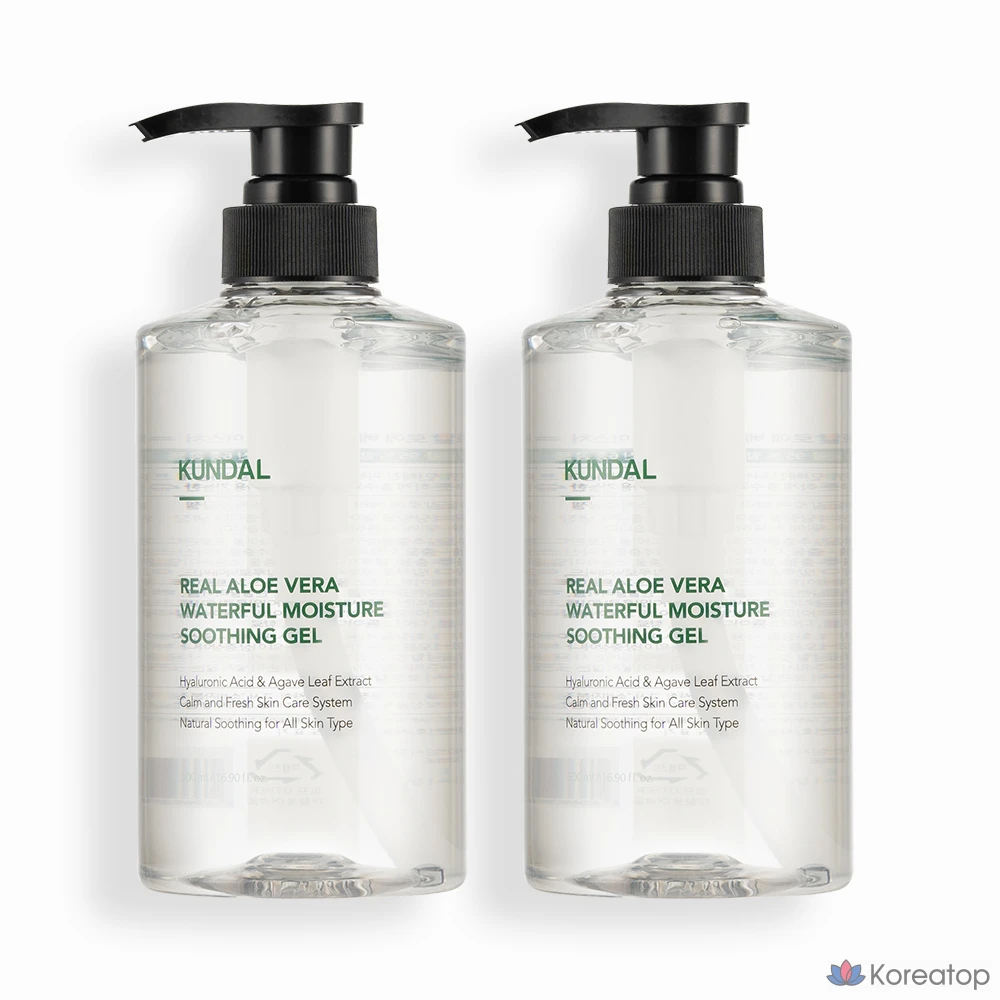 Успокаивающий гель для тела Kundal Waterfull Moisture Aloe Soothing Gel, 500 мл.