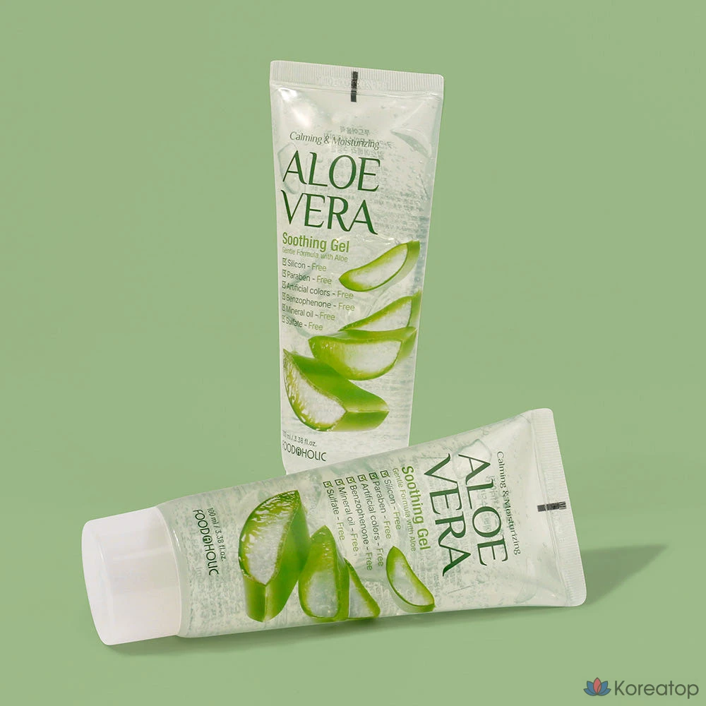 Успокаивающий гель с алоэ FoodaHolic Aloe Vera Soothing Gel, 100 мл, 1 шт.