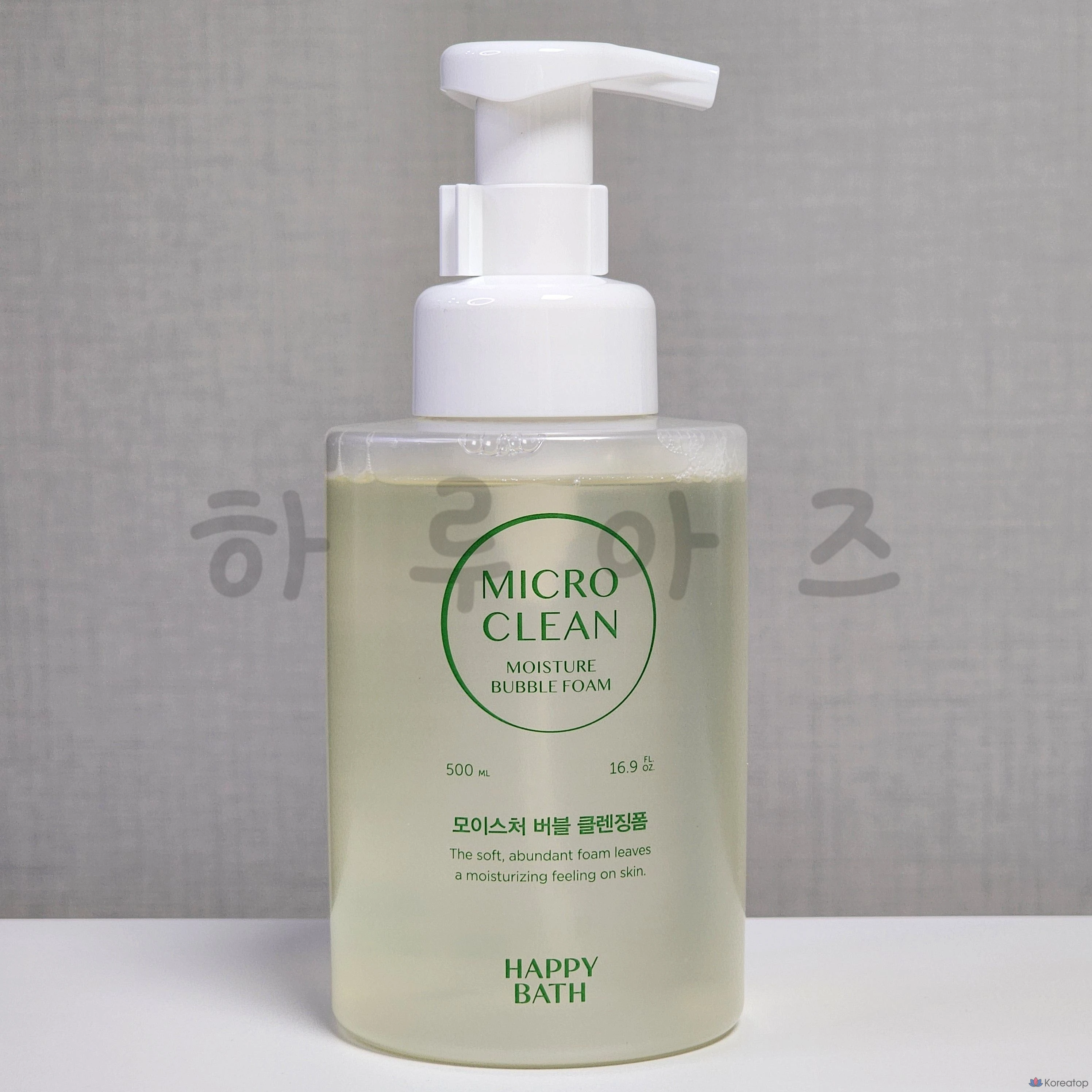 Пенка для умывания Haruaz Happy Bath Micro Clean Moisture Bubble Cleansing Foam, 500 мл, 1 шт., гипоаллергенная