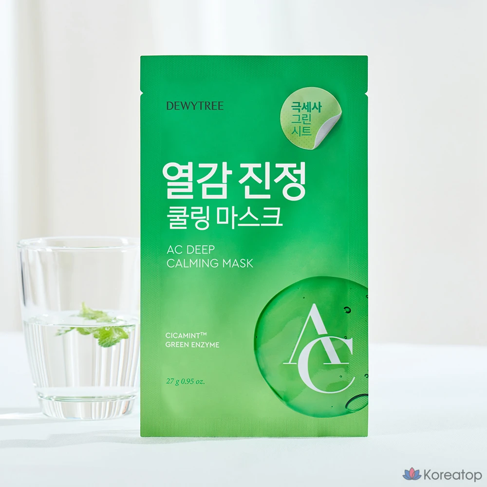 Тканевая маска для лица Dewytree AC Deep Calming Mask, 60 шт.