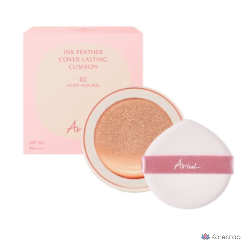 Сменный картридж для тонального крема Ariul Ink Feeder Lasting Cushion 15 г, SPF50+ PA++++, 02 NUDY NATURAL № 21, 1 шт.
