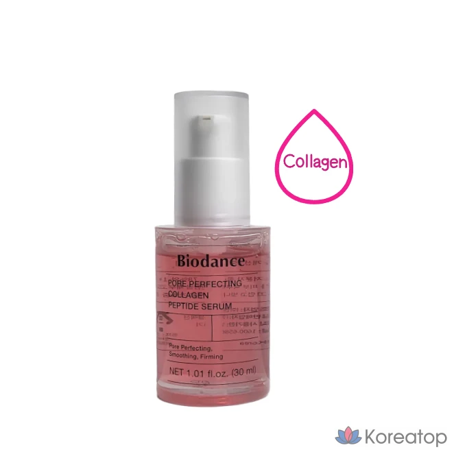 Сыворотка для сужения пор Biodence с коллагеновыми пептидами, 30 мл, 1 шт.