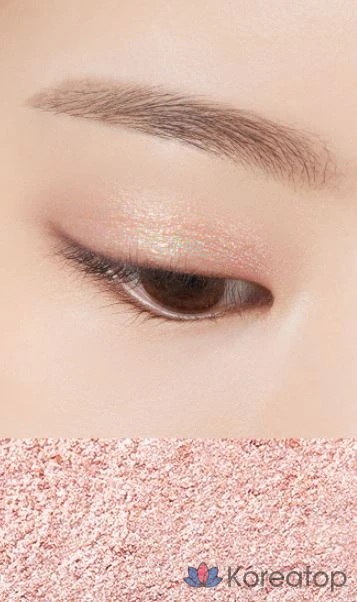 Набор из двух двухцветных теней Merythod Two-Tone Shadow, 0,9 г, оттенки Starlit Coral и Rustic Brown, 1 шт.