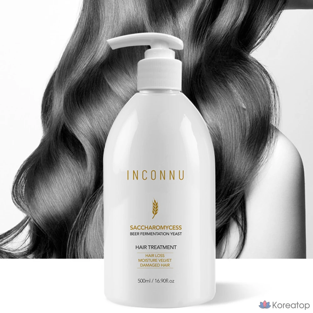 Inkannu Brewer's Yeast Hair Treatment 500ml Saccharomyces Hair Loss Scalp Nourishment, 1 шт.