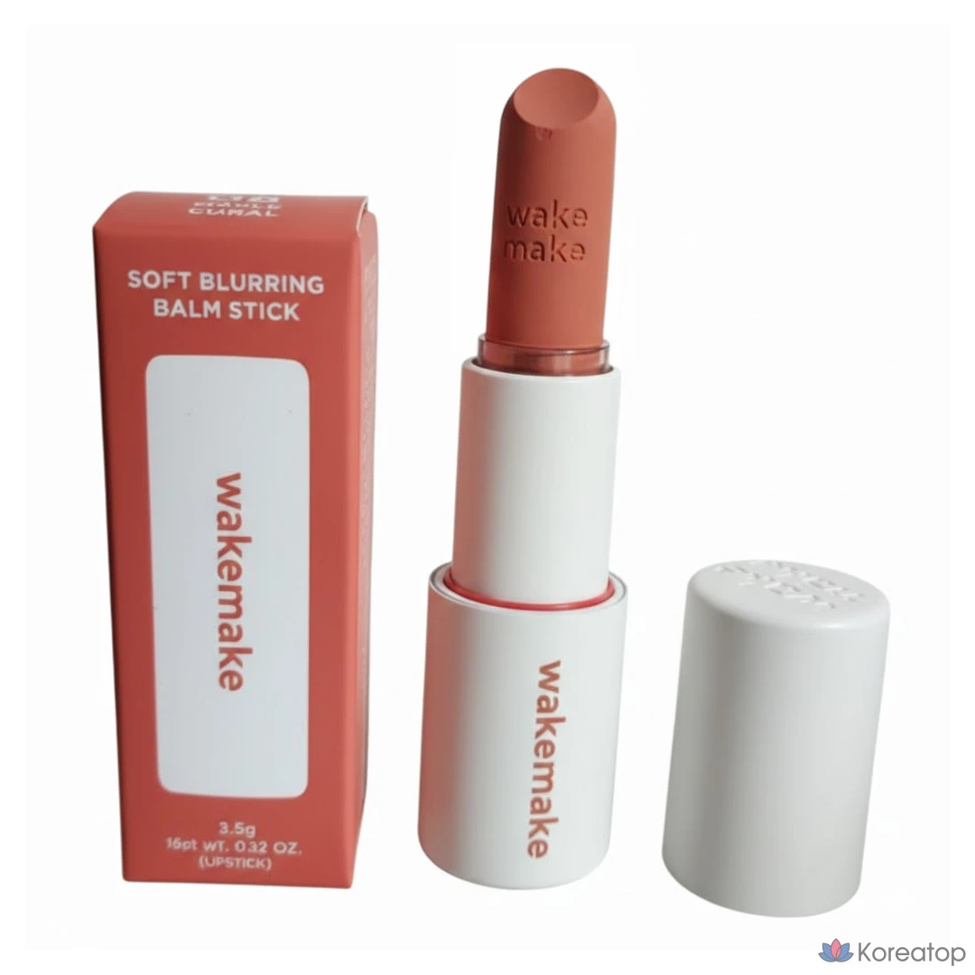 Бальзам-стик WAKEMAKE Soft Blurring, оттенок 10 Clear Red, 3.5 г, 1 шт.
