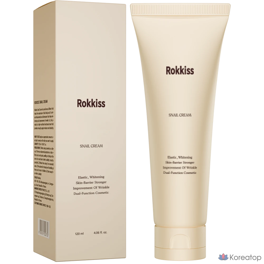 Крем для лица Rokkiss Snail Cream, 120 мл, 1 шт.