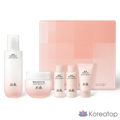 Увлажняющий крем-эссенция HANYUL с красным рисом для повышения эластичности кожи, набор из 2 предметов, 1 комплект