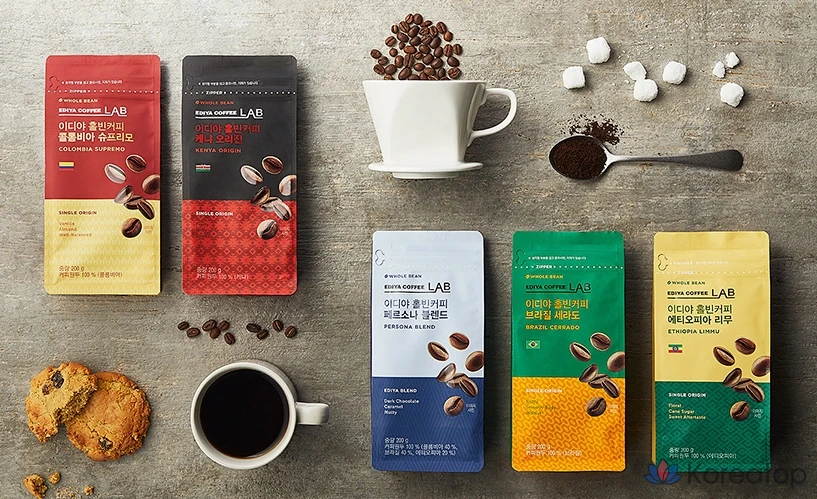 Кофе в зернах EDIYA Coffee Research Lab Persona Blend, 200 г, 1 шт.