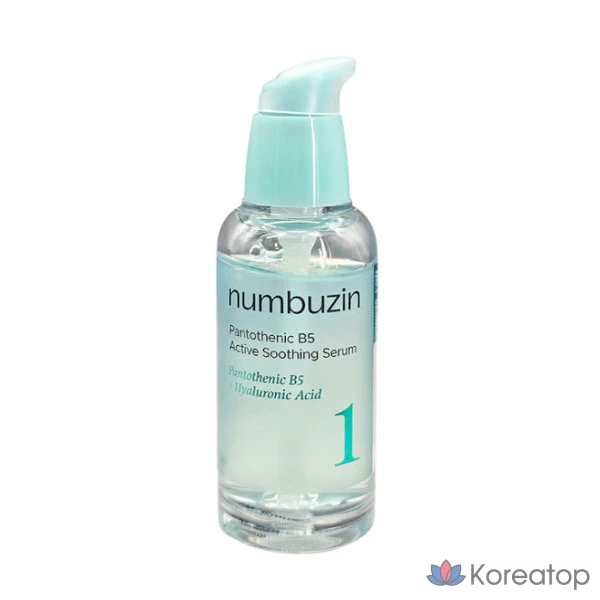 Сыворотка для лица Numbers In No. 1 Pantothenic Acid Active Up Soothing Serum, 1 шт., 50 мл
