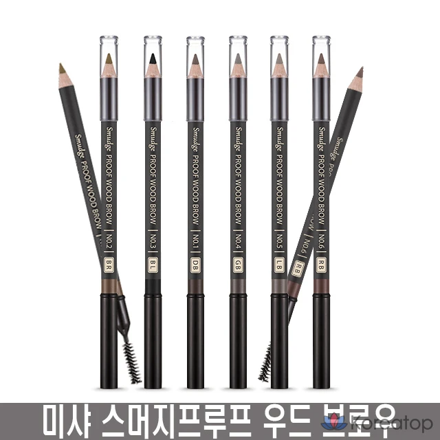 Тушь для бровей Missha Smudgeproof Wood Brow, 3,5*90 мм, серо-коричневая, 1 шт.