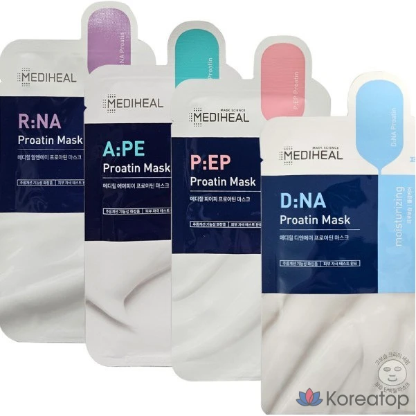 Тканевая маска для лица MEDIHEAL DNA Proatin Mask, 10 шт.
