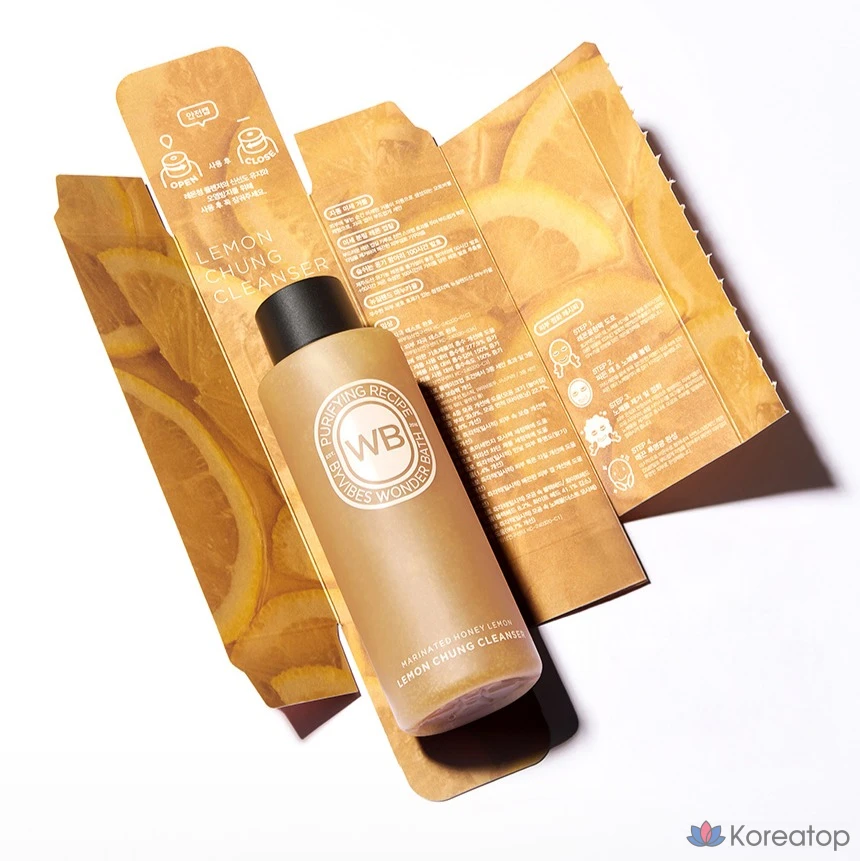 Пилинг-гель для умывания Wonder Bath Lemon Cheong Pack Cleanser, 200 мл, 1 шт.