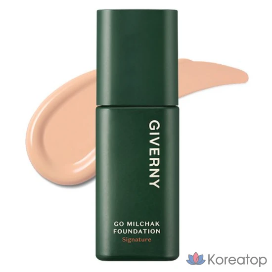 Тональный крем Giverny High-Adhesion Signature Foundation, 30 мл, 1 шт., № 21, светло-бежевый.