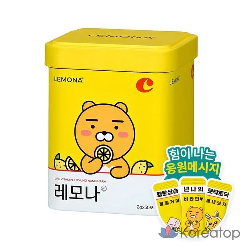 Витамины Lemona Kakao Friends Edition в жестяной коробке