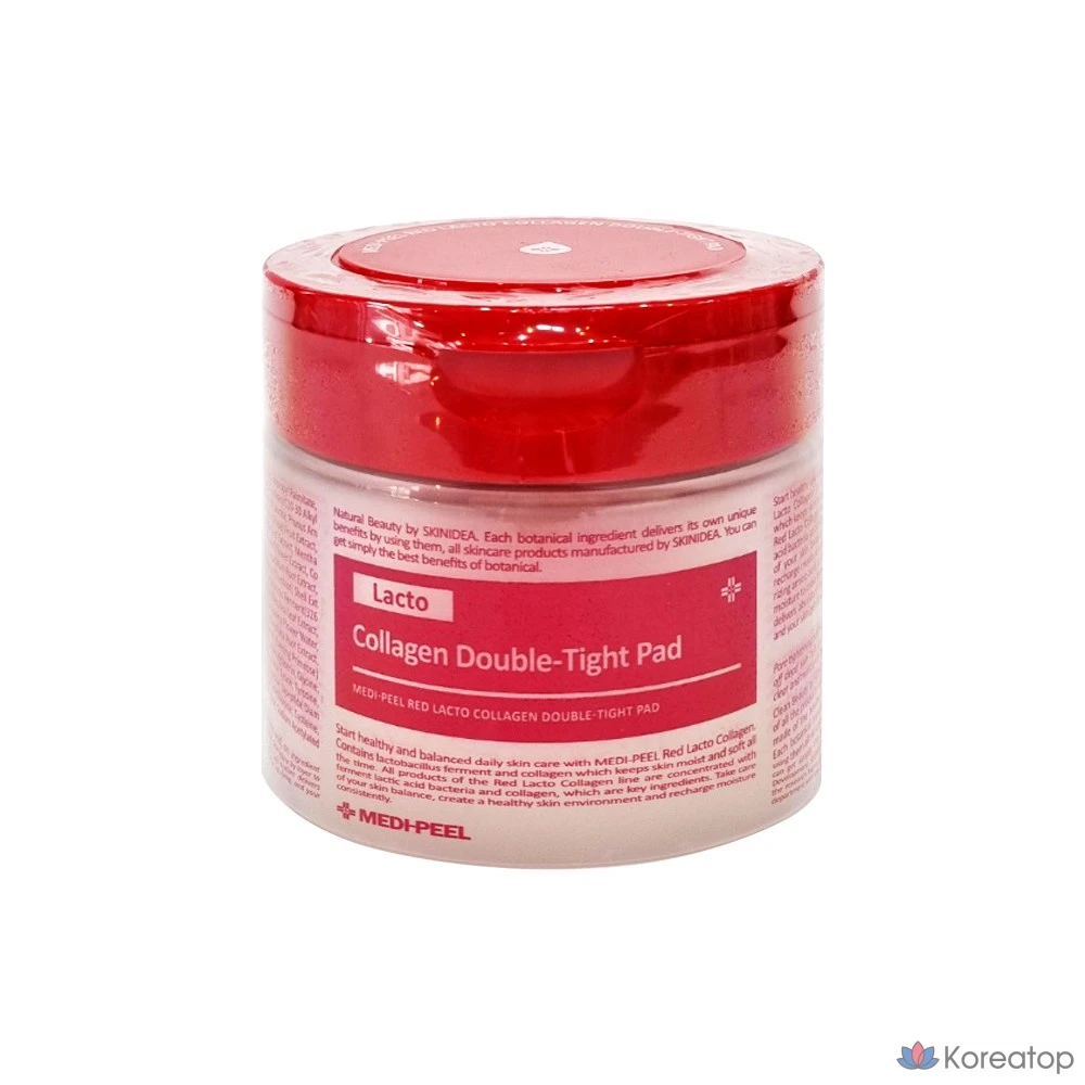 Medi-Peel Красные лактоколлагеновые двойные подкладки для подтяжки лица, 270 мл, 70 листов, 1 упаковка