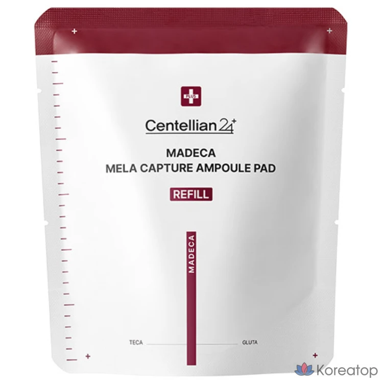 Набор сменных ампул Centellian24 Madeca Melacapture для ухода за кожей вокруг веснушек и несовершенств кожи, 1 шт., 60 шт., 165 мл.