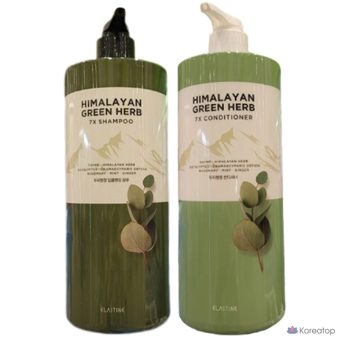 Шампунь Elastine Green Herb Moisture Care 1 шт. + Кондиционер 1 шт., 1 шт., 3,96 л