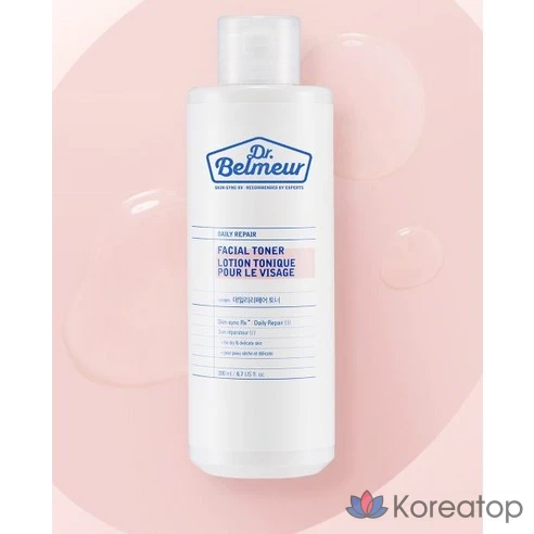 Тонер для ежедневного восстановления The Face Shop Dr. Belmer, 200 мл