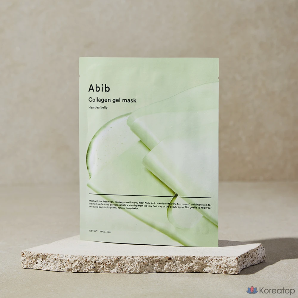Гидрогелевая маска для лица Abib Collagen Gel Mask Heartleaf Jelly, 4 шт., фото 2