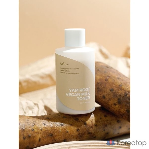 Увлажняющий тоник Beauty Management Isntree Yam Vegan Milk, 200 мл