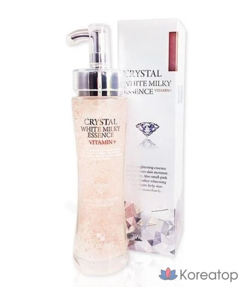 Эссенция 3W Clinic Crystal White Milky Vitamin Plus Essence, 150 мл, 1 шт.