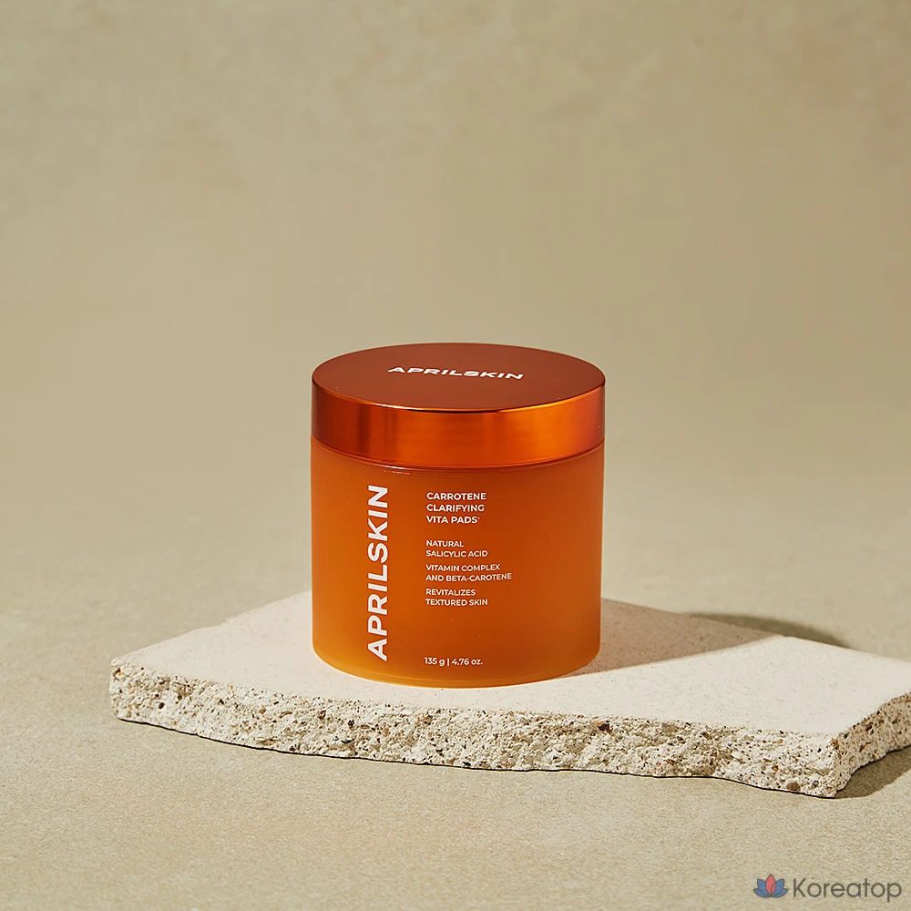 Пэды для лица APRILSKIN Carotene Clarifying Vita Pad, 135 г, 60 шт.