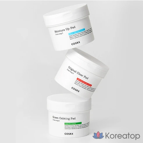 Очищающие пэды для лица с BHA-кислотой COSRX One Step Original Clear Pad, 70 шт.