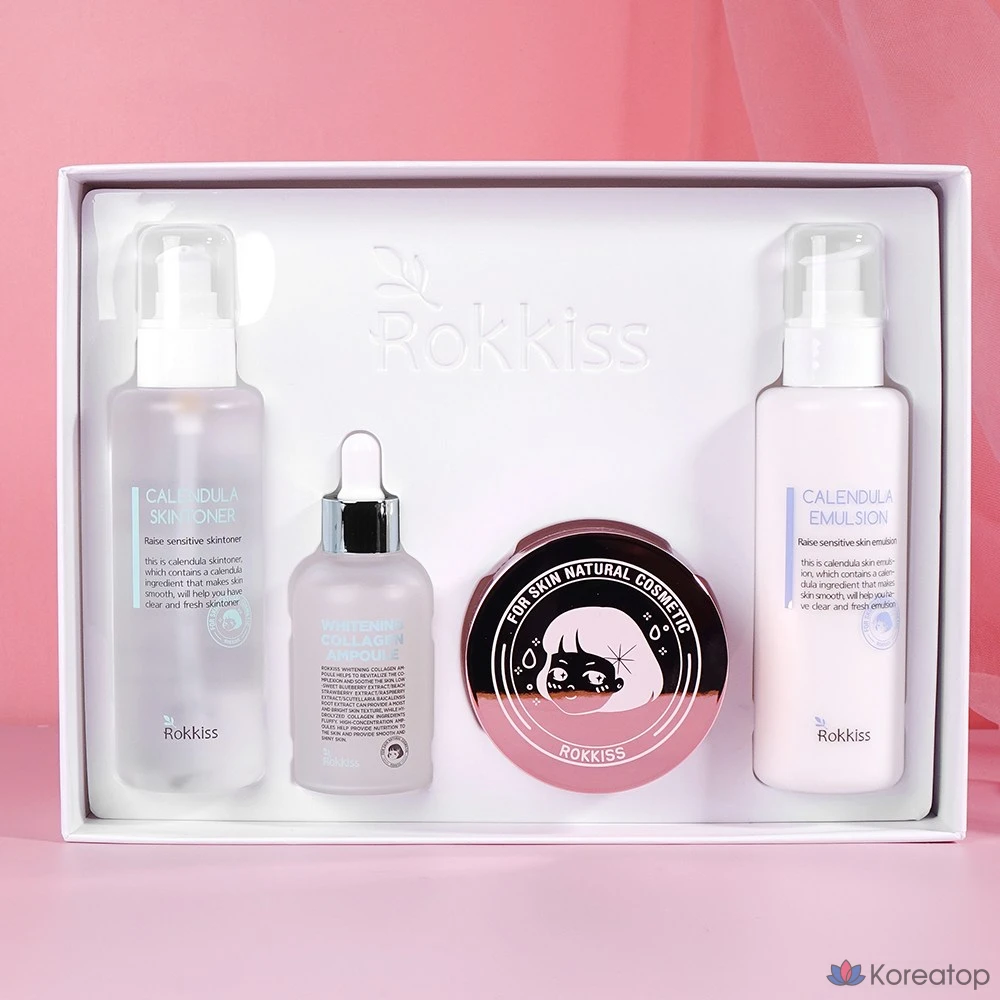 Набор для отбеливания кожи Rokkiss Whitening Special, 4 предмета, 1 комплект