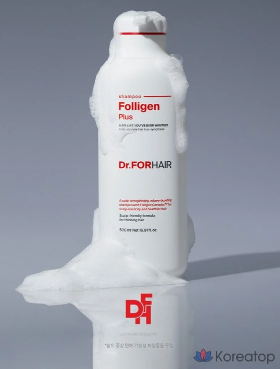Функциональный шампунь Doctor For Hair Foligen Plus, 750 мл + 2 флакона по 100 мл, 1 шт.