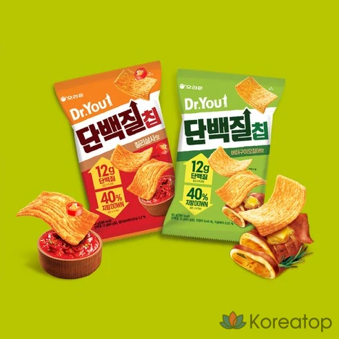 Протеиновые чипсы со вкусом жареного кальмара Dr. You Orion