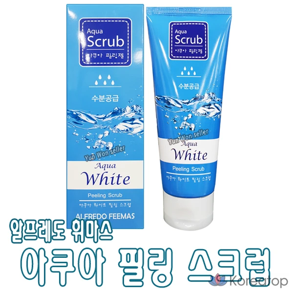 Отшелушивающий скраб Alfredo Feemas Aqua White, 180 мл, 1 шт.