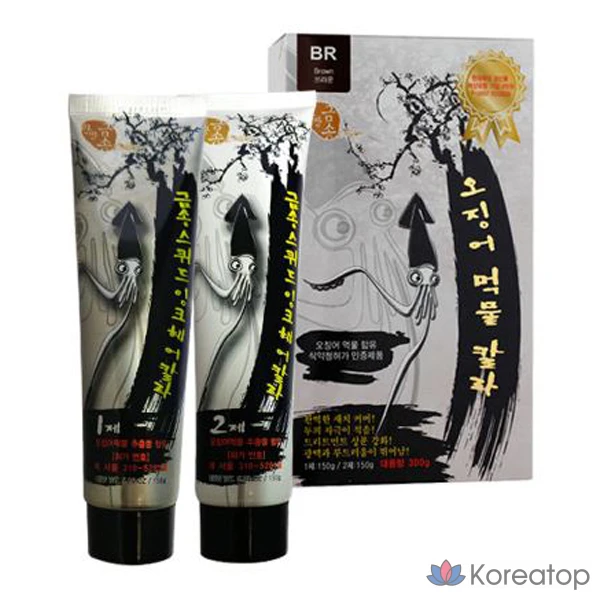 Краска для волос Newgen Kumsong Squid Ink 150 мл-Коричневый, Newgen Kumsong Squid 150 мл-Коричневый, 1 шт