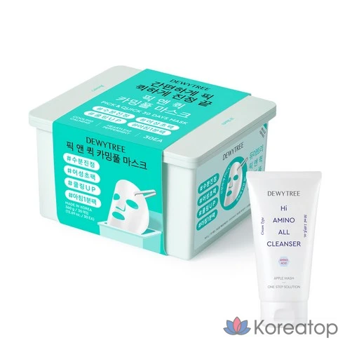 Успокаивающая маска для лица DEWYTREE Pick and Quick Calming Full Mask