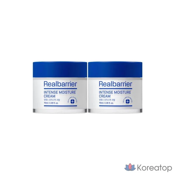 Интенсивный увлажняющий крем Real Barrier (большой объем) 70 мл, специальный набор 1+1, Интенсивный увлажняющий крем (большой объем) 70 мл, специальный набор 1+1
