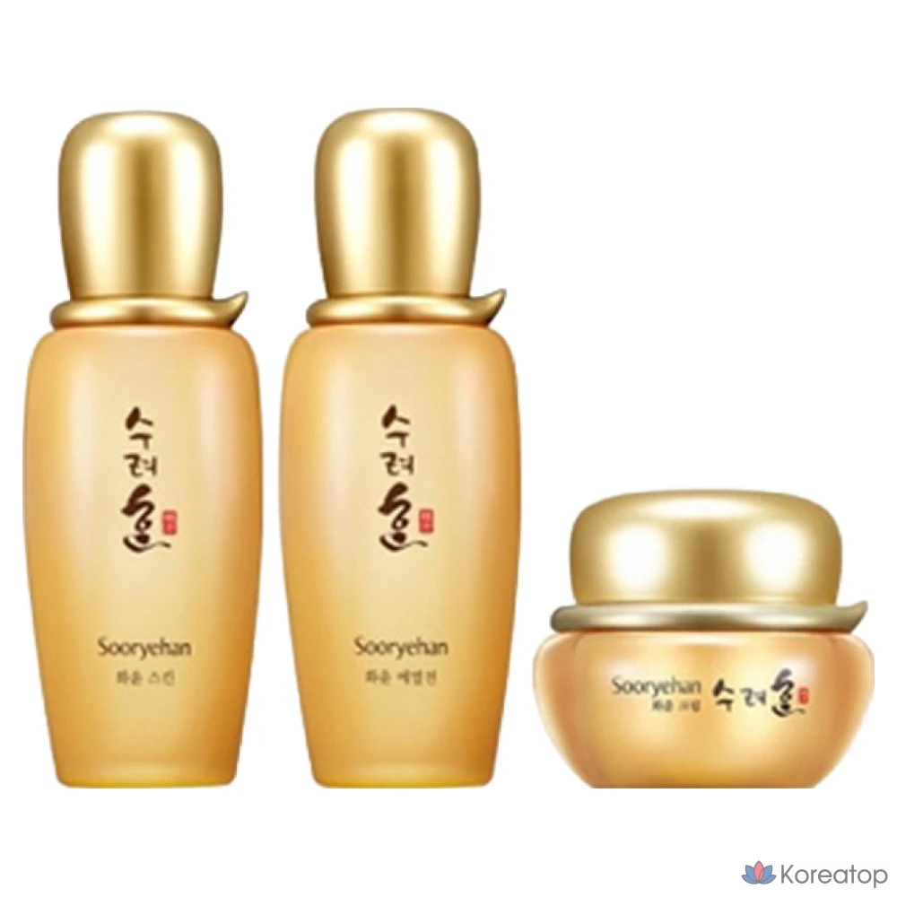 Sooryehan Hwayun Skin, 1 флакон, 80 мл + Эмульсия 80 мл + Крем 25 мл