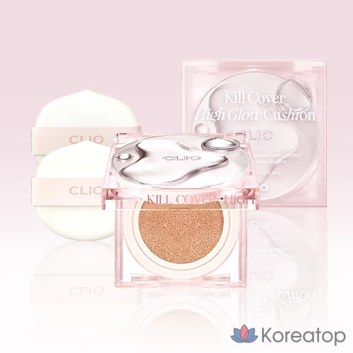 Набор для ухода Clio Kill Cover High Glow Cushion 4-piece Set, оттенок 4 Ginger, 1 шт., фото 2