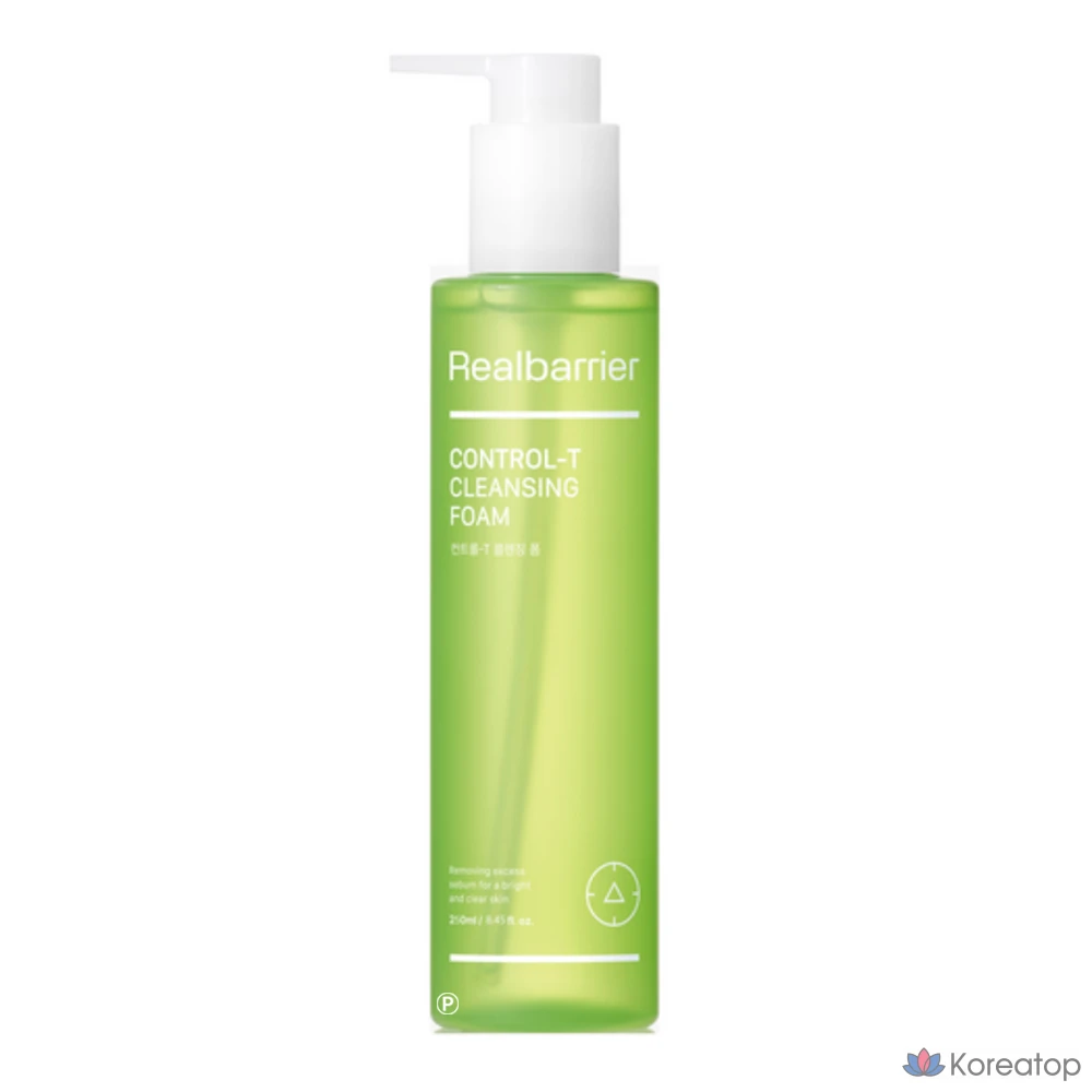 Real Barrier Control-T Очищающая пенка, 190 мл, 1 шт.