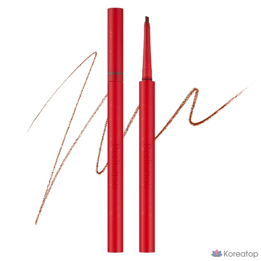 Подводка для глаз Merythod Reel Tattoo Pencil Eyeliner, 0.05g, 04 Maroon Brown, 1 шт.