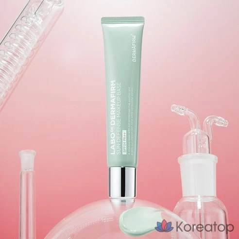 Солнцезащитная база под макияж Dermafirm Sun Defense 40 г, зеленая