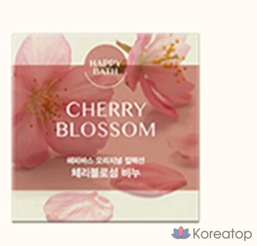 Парфюмерное мыло Happy Bath «Романтическая вишневая роща», 90 г, 1 упаковка.