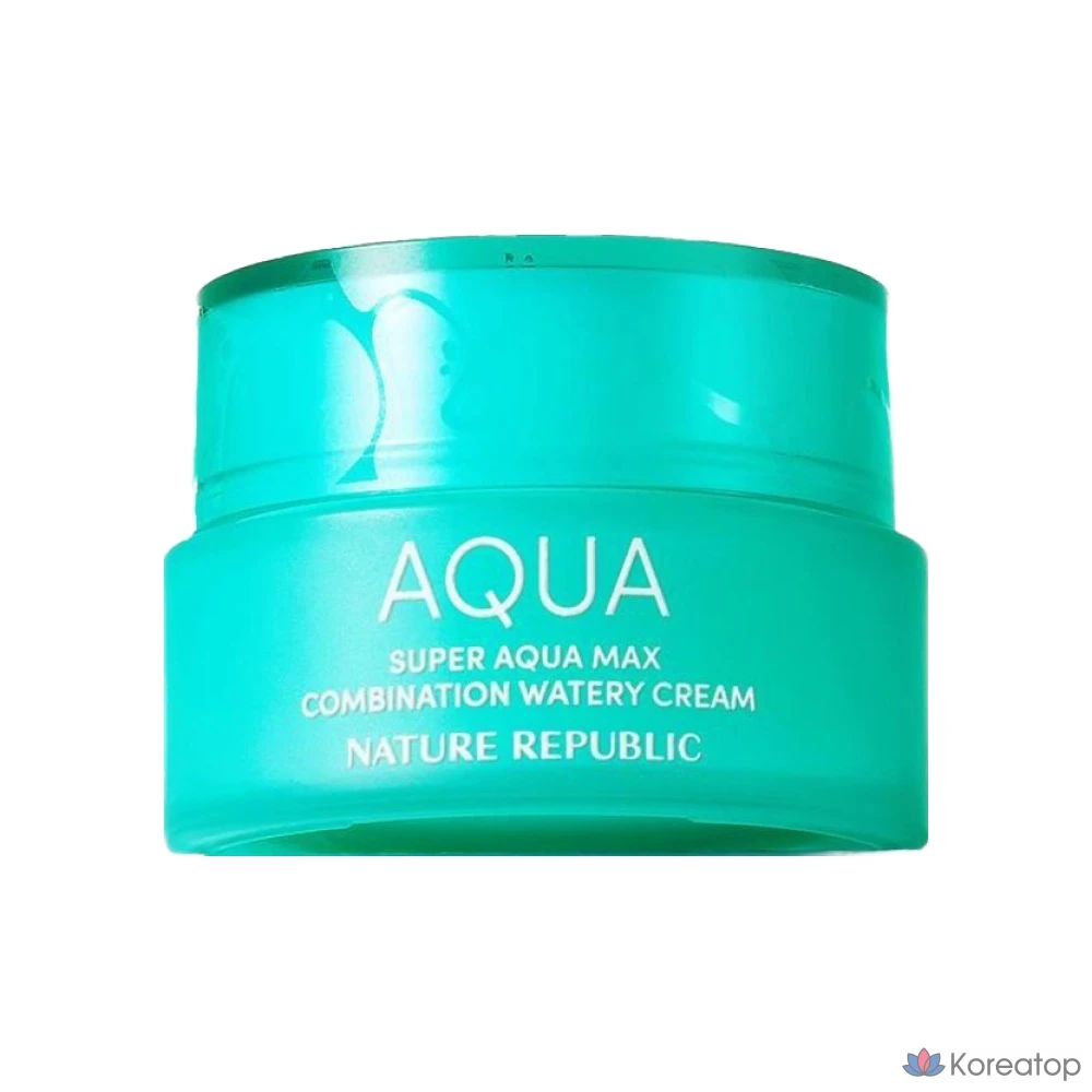 Крем для лица Nature Republic Super Aqua Max Combination Water Cream, 80 мл, 1 шт., фото 2