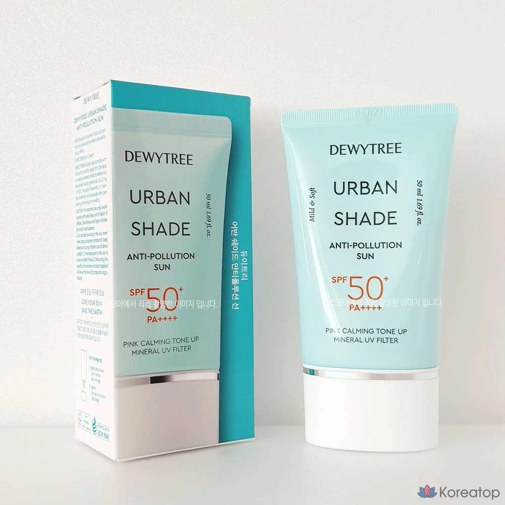 Солнцезащитный крем Dewytree Urban Shade Anti-Pollution Sun, 50 мл, SPF50+, 1 шт.